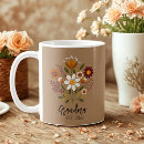 Recherche de photo florale tasses Script