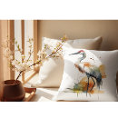 Recherche de style asiatique coussins Aquarelle