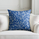 Recherche de motif floral bleu coussins Simple