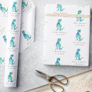 Suche nach tyrannosaurus geschenkpapier Aquarell