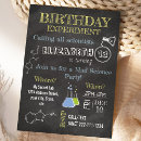 Recherche de la science anniversaire invitations Tableau