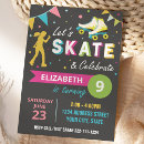 Recherche de roulette invitations Fête du patinage