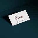 Recherche de typographie blanche cartes visite Coiffeur