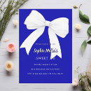 Recherche de de bleu royal invitations Bleu et blanc