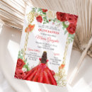 Suche nach rote quinceanera einladungen 15