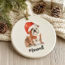 Suche nach englische bulldogge ornamente Weihnachtsdekoration