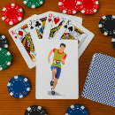 Recherche de coureur jeux de cartes Athlète