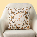 Recherche de papillon orange coussins Beau