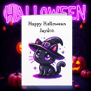 Recherche de chat de cartes halloween Pour les enfants