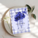 Recherche de gingham baby shower fille invitations C'est une fille