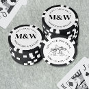 Recherche de boissons jetons poker Noir et blanc