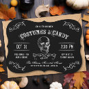Recherche de noir blanc halloween invitations Crâne