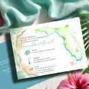 Recherche de plage mariage réception invitations Aquarelle