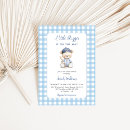 Recherche de porte bleue invitations Future maman