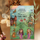 Recherche de forêt magique invitations Girl