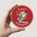 Recherche de kringle de kris autocollants Rouge
