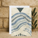 Recherche de mitzvah blanc de barre invitations Élégant