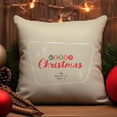 Recherche de noël moderne coussins Joyeux
