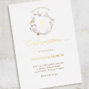 Recherche de confirmation catholique cartes invitations Floral