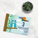 Recherche de hibou dans un arbre invitations Chouette