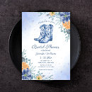 Recherche de western bridal shower invitations Floral