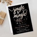 Recherche de cocktail noël invitations Noir et blanc