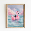 Recherche de conceptions lunatiques posters L'art du chat lunatique