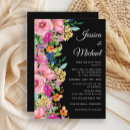 Suche nach rosa schwarze hochzeit einladungen Bride