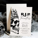 Recherche de rip invitations D'anniversaire gothique