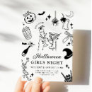 Recherche de costume halloween invitations Noir et blanc