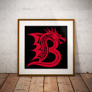 Suche nach buchstabe b poster Typografie