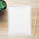 Recherche de papier à en tête Minimaliste