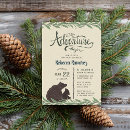 Recherche de rustic baby shower invitations Animaux forestiers