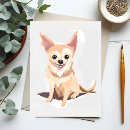 Suche nach niedlicher chihuahua postkarten Aquarell