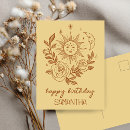 Recherche de boho anniversaire cartes Magique