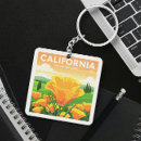 Recherche de californien porteclés Californie vintage