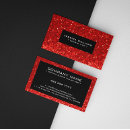 Recherche de paillettes rouges cartes visite Moderne