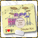 Recherche de batteur tapis souris Kit de batterie