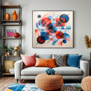 Suche nach abstrakte kreise poster Abstraktes
