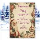 Recherche de père vintage noël invitations Élégant