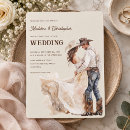 Recherche de western mariage invitations Bohémien
