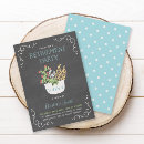 Recherche de pot fleurs invitations Tableau noir