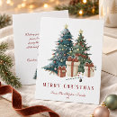 Suche nach christbaum postkarten Wasserfarbe