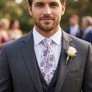 Recherche de violette cravates Groomsman
