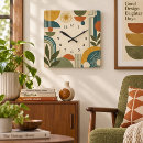 Suche nach geometrische wanduhren Mid century modern
