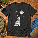 Suche nach heulender wolf tshirts Vollmond
