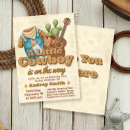 Recherche de petit cowboy invitations Cactus