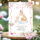 Recherche de fille lapin invitations Printemps