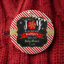 Recherche de joie badges Baby shower