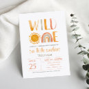 Recherche de boho rainbow 1ans anniversaire invitations Soleil